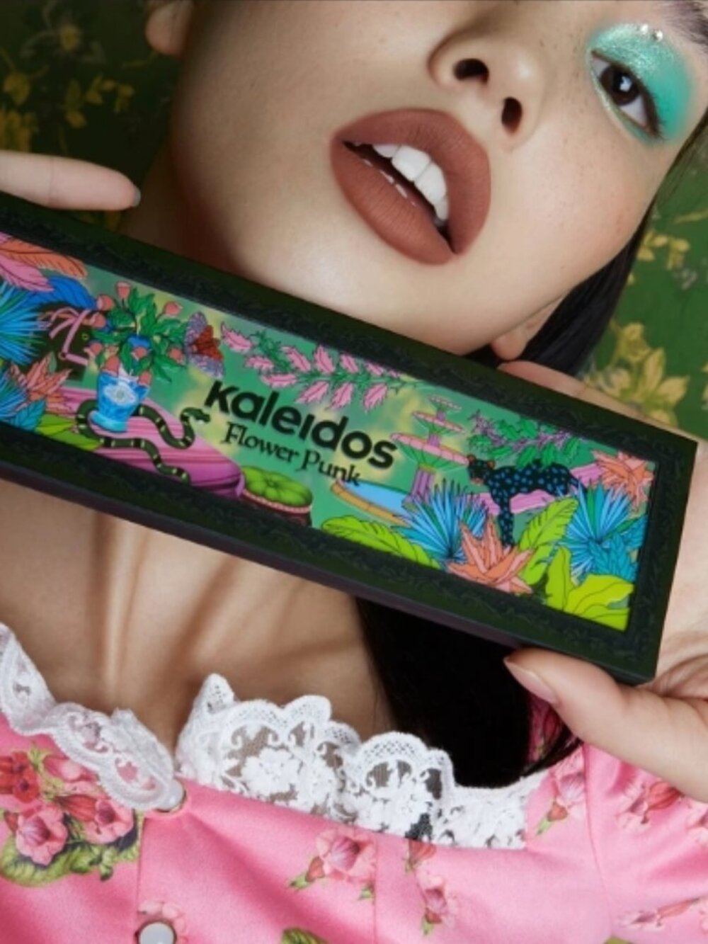 KALEIDOS Flower Punk Eyeshadow Palette - 9 shades - NEVER USED